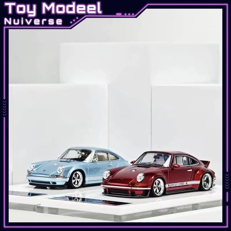 HEC Zincit Singer Coupe DLS Edizione Limitata Rossa Blu Scala 1:43 Modellino Auto in Lega Ultra Diecast da Collezione Ornamento Regalo Perfetto