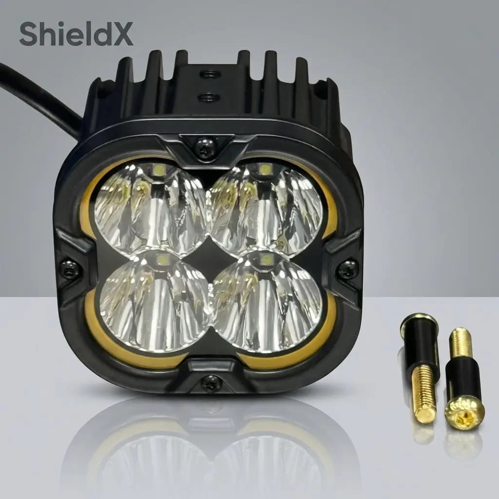 ShieldX 65W High Luminous LED Modified Headlamp ABS Plastic Aluminum Alloy Light Sur-Ron Ultra Bee Motorcycle Headlight