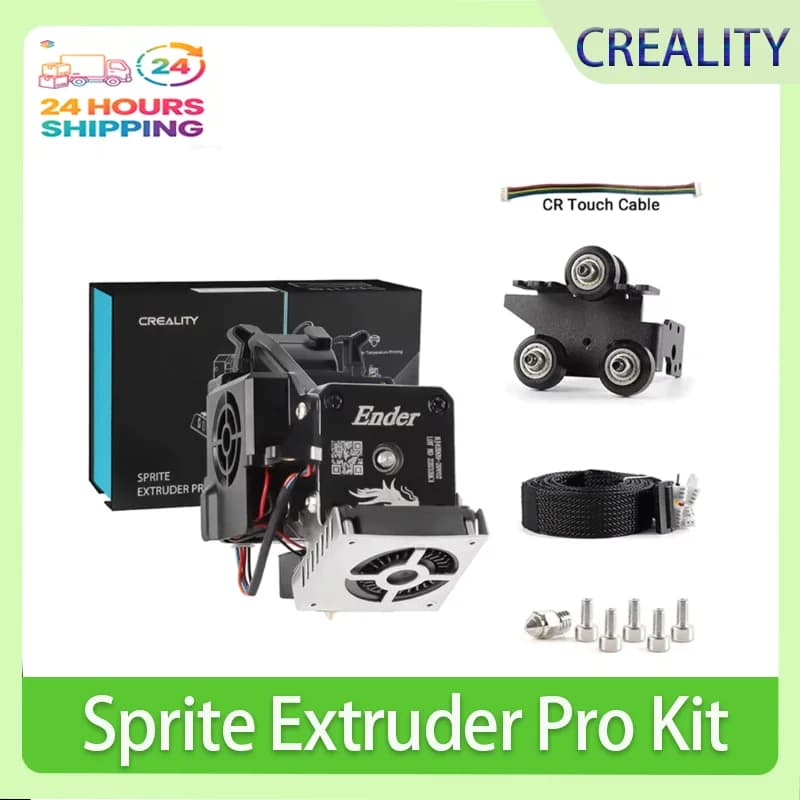 CREALITY Sprite Extruder Pro Kit 300℃ High Temperature Printing 3:5:1 Gear Ratio Direct Drive Extrude for Ender-3 Series Printe