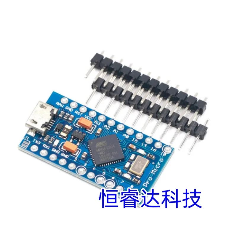 Scheda Modulo Pro Micro ATmega32U4 5V/16MHz, Sostituzione per ATmega328 Pro Mini Compatibile con Arduino con Connettore a 2 File di Pin