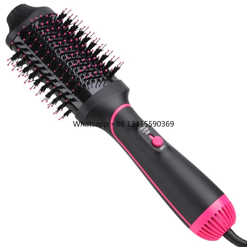 Piastra per capelli elettrica ad alto calore Phenitech Pettine per pressatura e lisciatura Spazzola per capelli elettrica calda