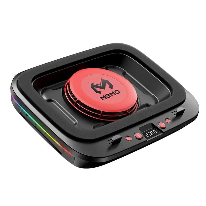 MEMO FL08 Forte raffreddamento del vento Potente pressione della ventola Gioco Supporto per radiatore per laptop Supporto per staffa base