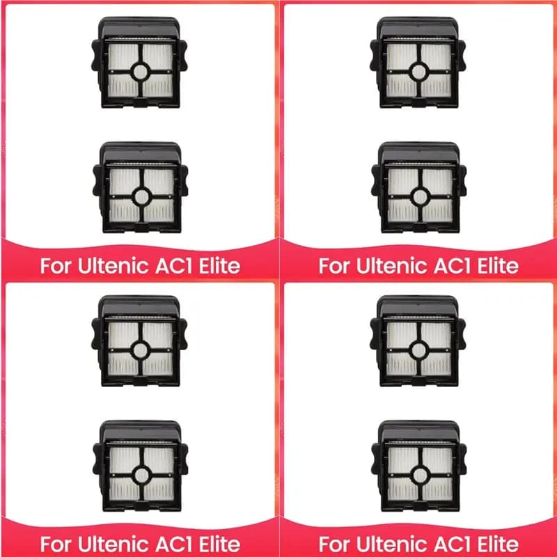 B82B-8PCS Per Ultenic AC1 Elite Aspirapolvere Filtro HEPA Parti di Ricambio Accessori per la Pulizia Domestica