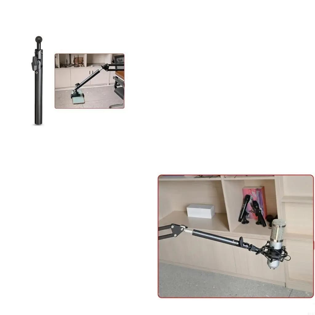 3/8 to 17 mm long plastic probe for Vlogging microphone arms, live broadcasts and video