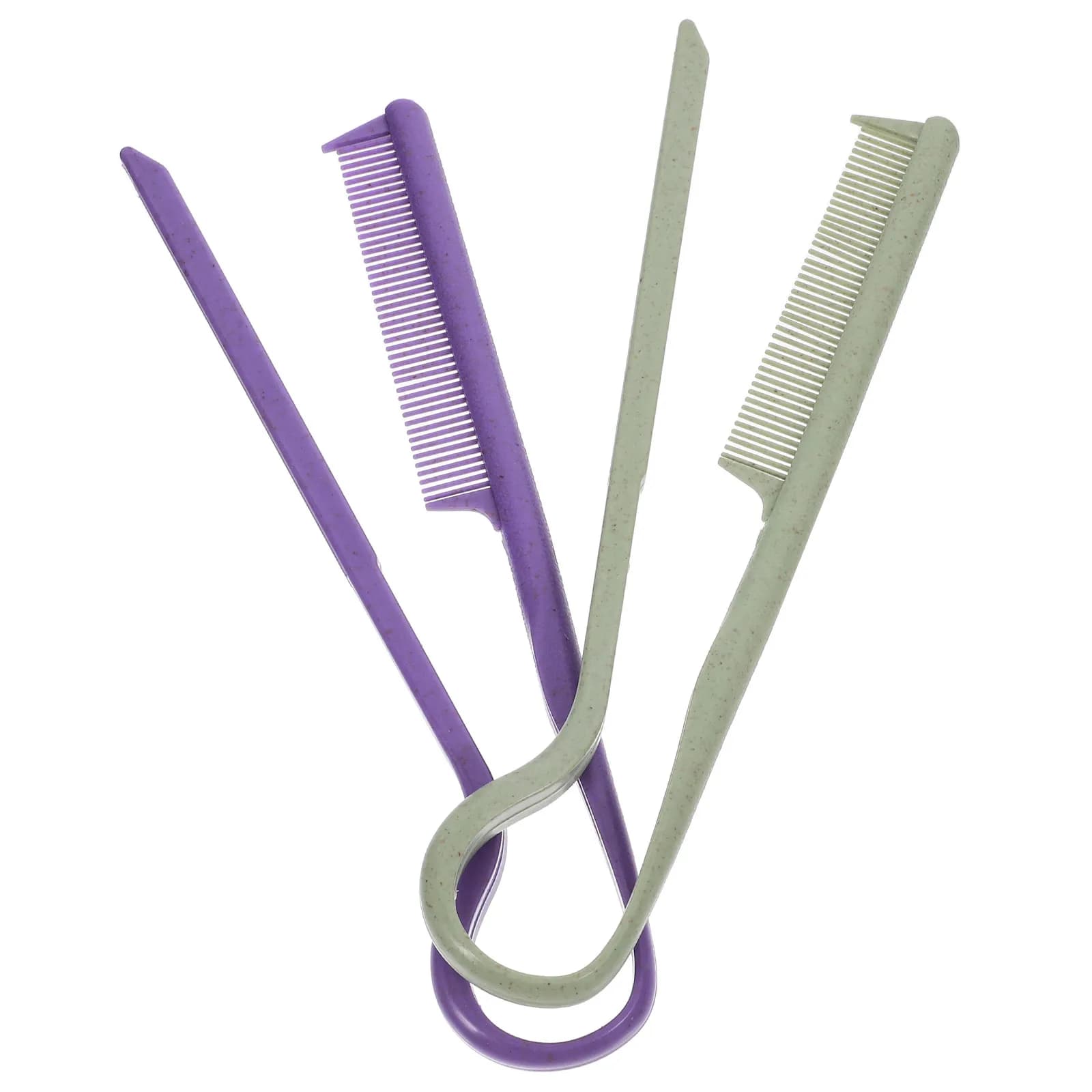 Set of 2 V combs to Lisciare i Capelli, Brush Lisciante a Denti Fini per Donne, Effetto Liscio e Lucido da Salone