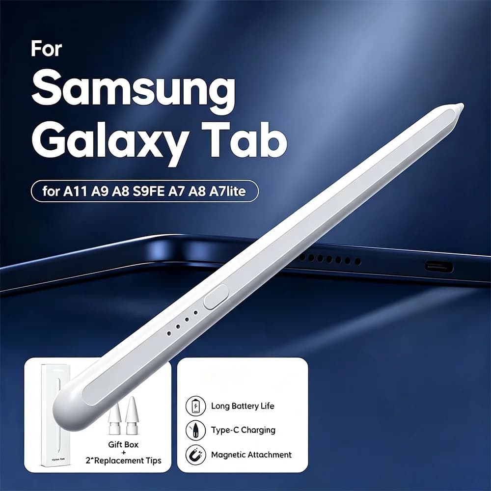 Stylus Pen for Samsung Galaxy Tab A9+ A9 A8 S9FE, Touch Pen for Samsung Tab S7FE S6Lite, Universal Stylus Pencil for Android Tab