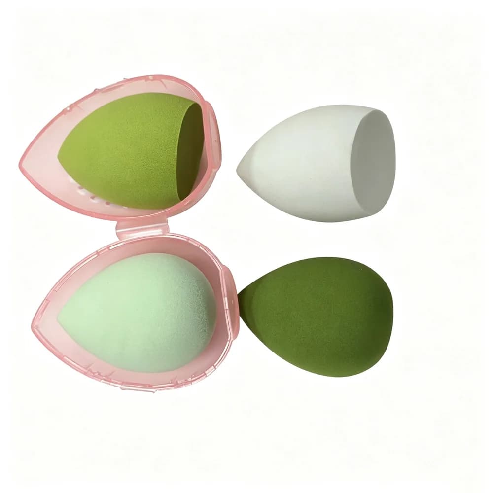 vvocci Beauty Cosmetic Egg Beauty Blender Teardrop 4pcs Gourd Oblique Cut Makeup Sponge Powder Puff Makeup Sponge
