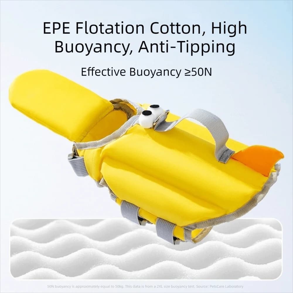 Adjustable Dog Life Jacket High Flotation Waterproof Dog Surfing Clothes Breathable Hand Carried Dog Swimming Vest Swimming