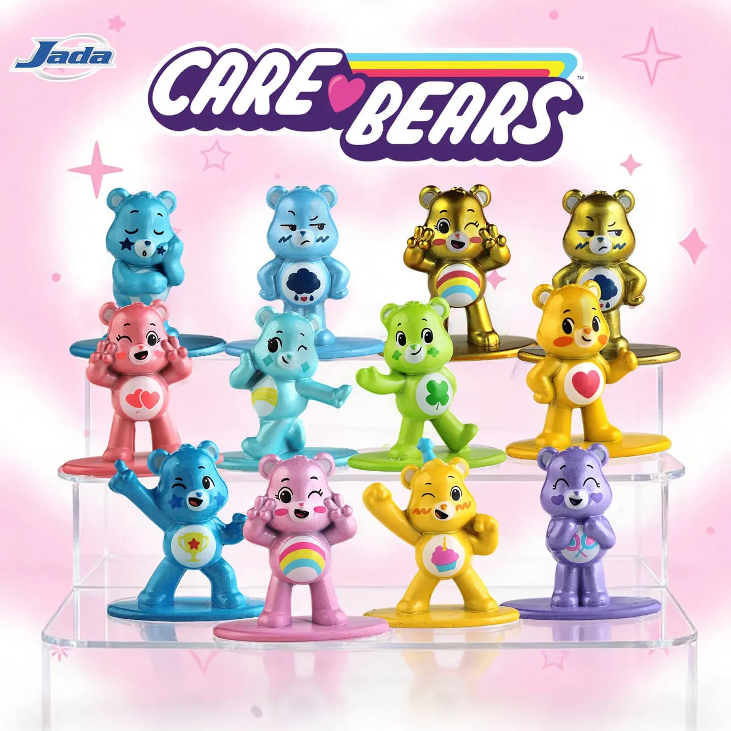 Jada Nano Metalfigs Care Bears: Mystery Blind Bag in Metallo, Modellini da Collezione, Giocattoli, Figure Anime, Ornamenti