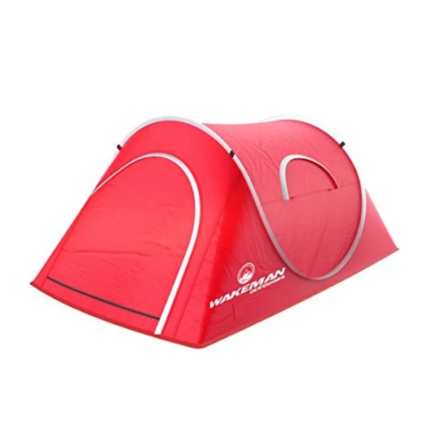 Tenda Pop-Up per 2 Persone con Porta a Doppio Strato e Borsa per il Trasporto - Tenda Resistente all'Acqua per Campeggio, Escursionismo o Uso in Spiaggia di Outdoors Re
