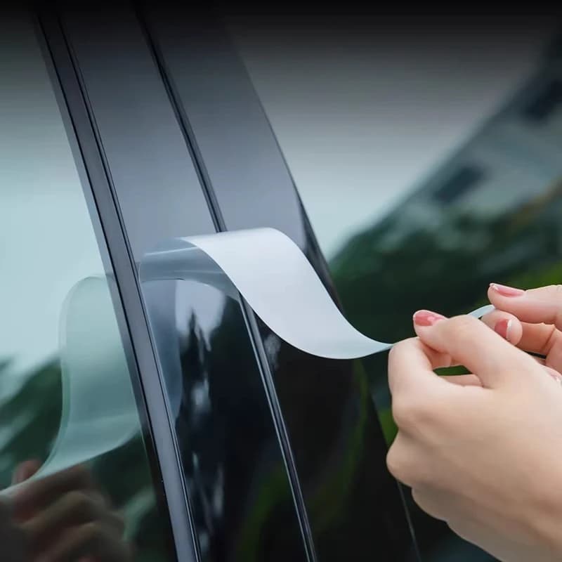 Wall decal for Central Column and Protective Film for Montante B for Chery Exeed ET8, Anti-scratch and Usura Resistant