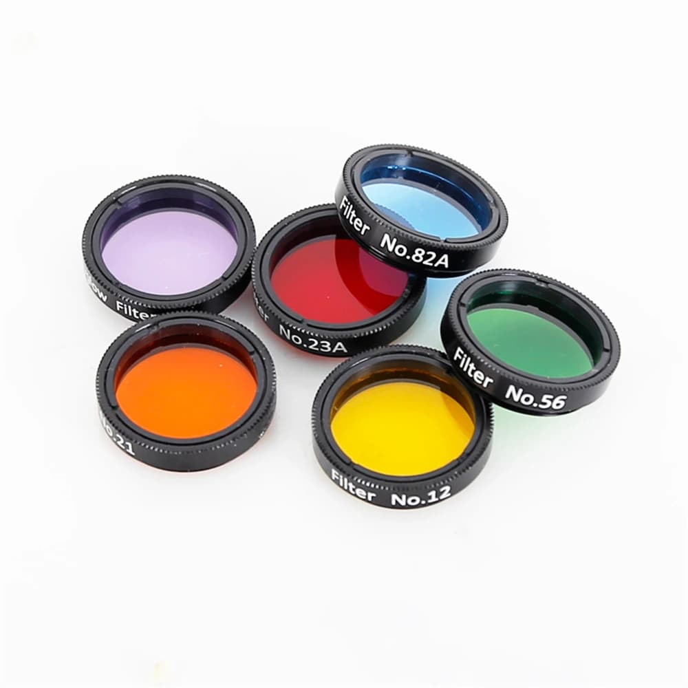 Set di filtri per oculari da 1,25" Kit di filtri Moon & Skyglow per oculari per telescopio astronomico