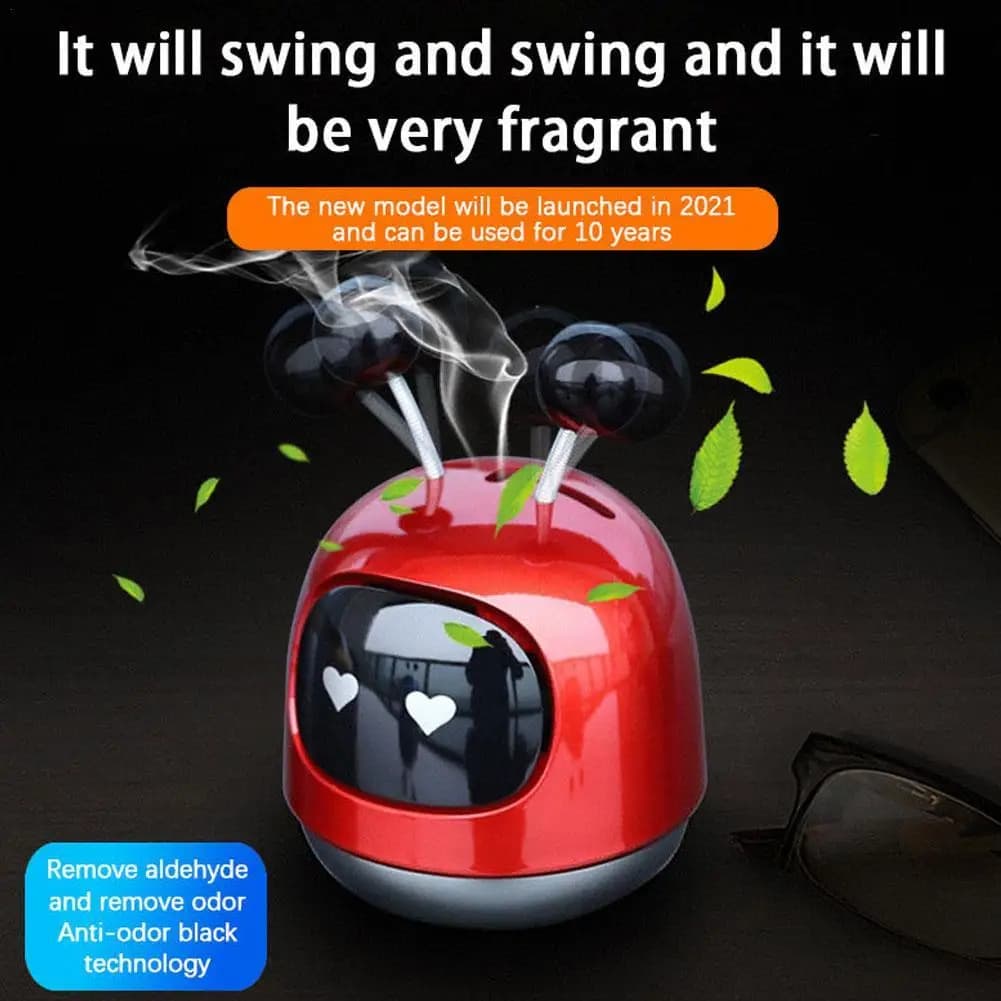 New Aromatherapy Ornaments for Car Robot Diffuser of Solid Flavors Deodorants for Environment Interior Decoration for Car Dashboard Perfume