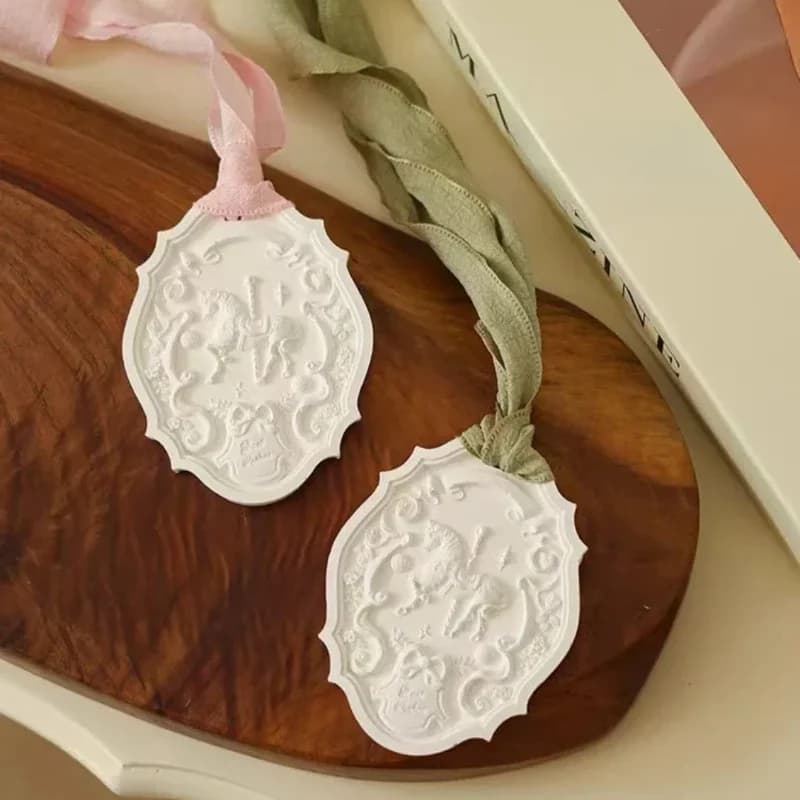 2026 NEW HOT Carousel Pendant Aromatherapy Gypsum Silicone Mold DIY Epoxy Resin Plaster Craft Decoration Mould