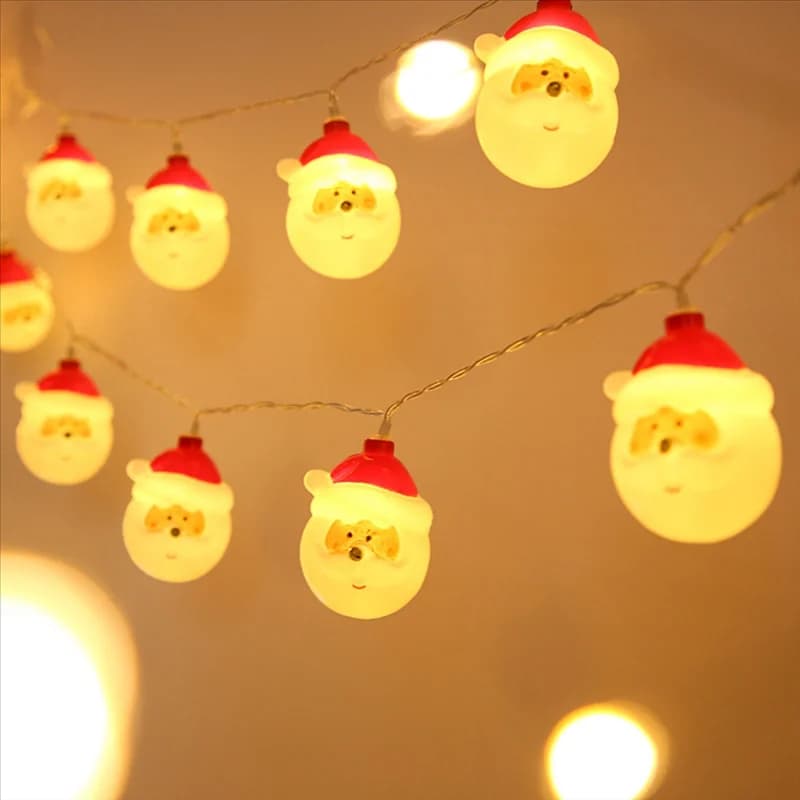 UISN Stringa luminosa a LED per esterni per decorazioni natalizie da giardino per decorazioni natalizie per decorazioni per matrimoni