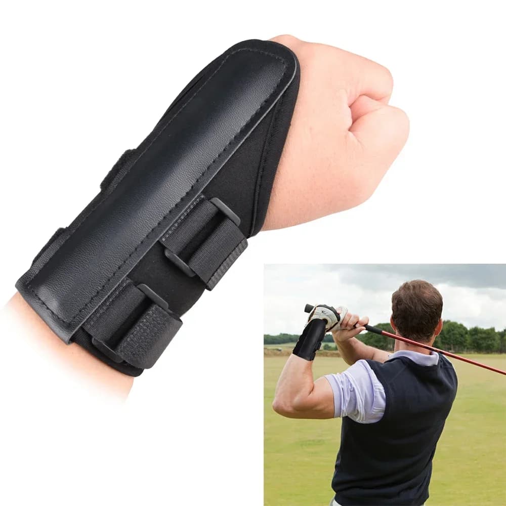 Supporto da Polso per Allenamento Golf: Correttore di Swing, Aiuto per l'Allineamento del Gesto, Fascia da Polso per Pratica