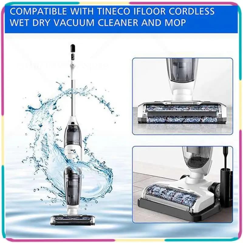 B13C 2 Set Filter brush roller and spare parts in pre-filter foam for Tineco Ifloor HF10E-01 Cordless Wet Dry
