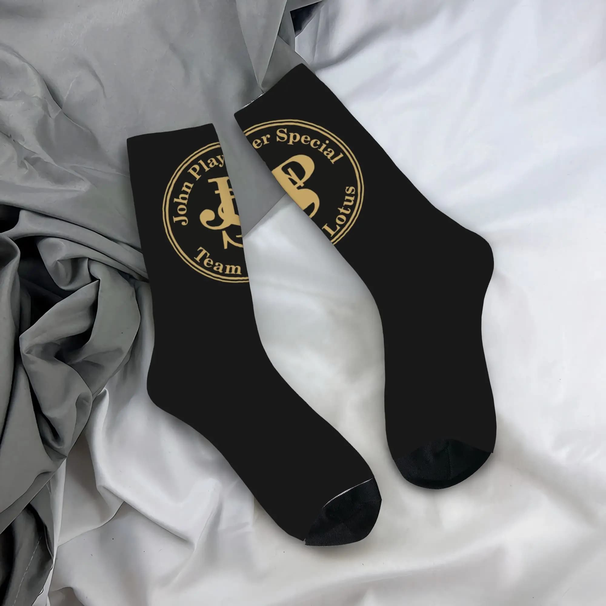Calzini personalizzati JPS John Player da uomo, unisex, divertenti, speciali, per la squadra Lotus, per primavera, estate, autunno, inverno