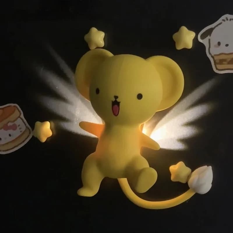 Adesivo per frigorifero piccolo Luce notturna magnetica Simpatico cartone animato Card Captor Sakura Atmosfera creativa Luce Regalo Decorazione per frigorifero