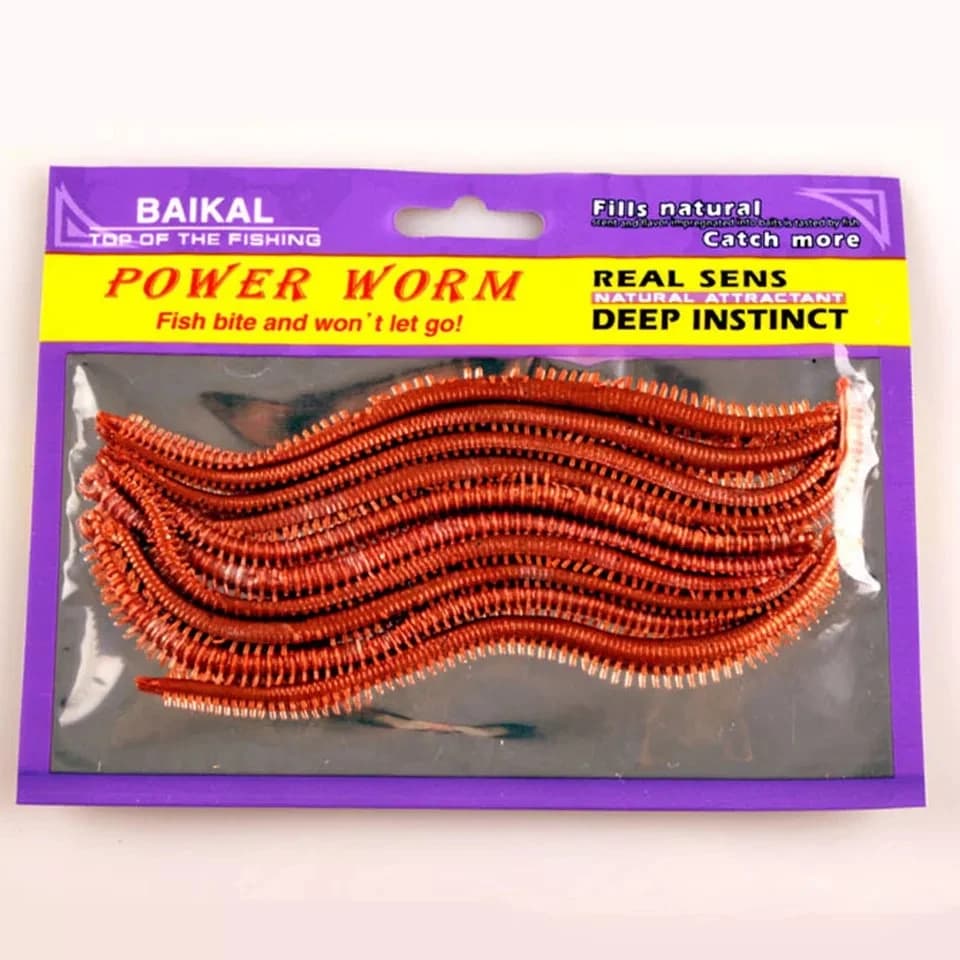 10 pz/lotto vermi di mare artificiali 135mm esche da pesca morbide esca morbida esche realistiche con odore di pesce