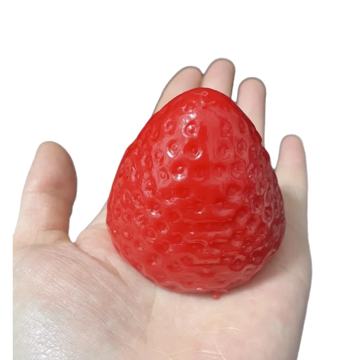 Taba Squishies Giocattoli Antistress a Forma di Fragola, Kawaii e Appiccicosi, Regalo Perfetto, Accessorio da Scrivania per Bambini e Adulti