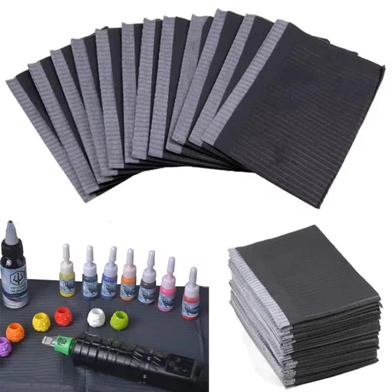 20/50/125 Pieces Cover for Tattoos, Disposable Sheets, Fai-da-Te Tool for Nails and Tattoos, Waterproof Cleaning Mat
