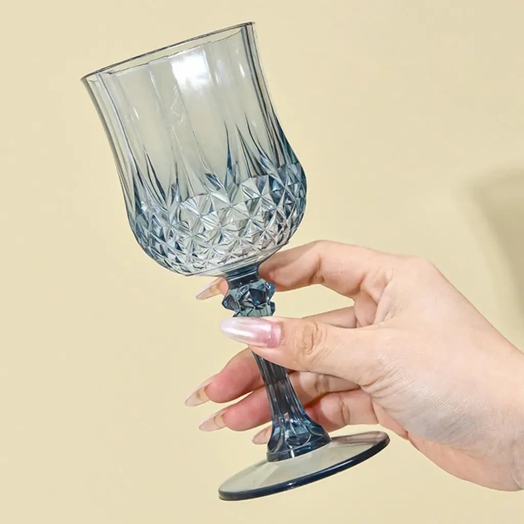 Calice in Acrilico Versatile e Creativo, Elegante Bicchiere Leggero per Feste, Hotel, Matrimoni, Casa, Anniversari, Bar