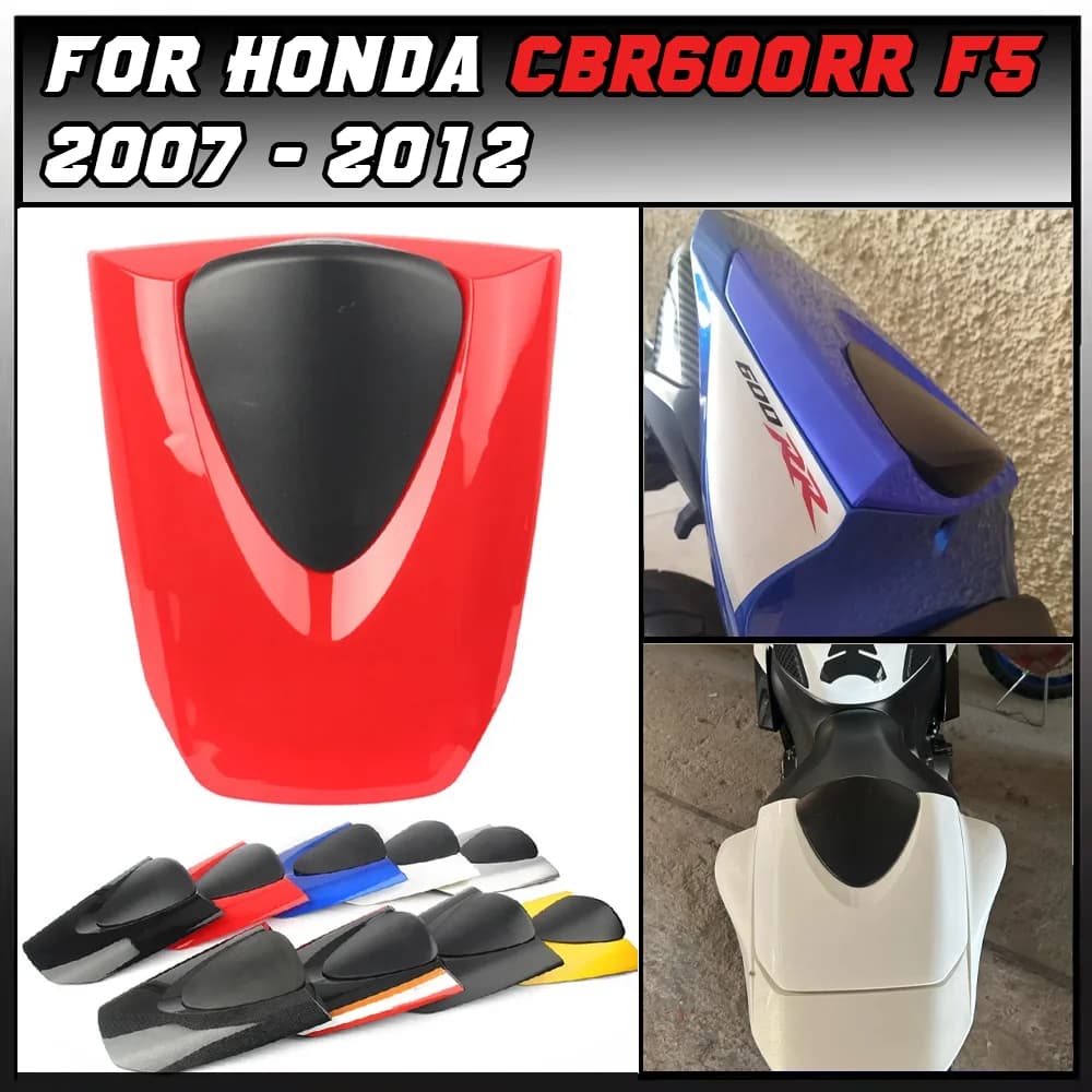 Per Honda CBR 600 RR 600RR CBR600RR F5 2007 2008 2009 2010 2011 2012 Moto Passeggero Posteriore Cowl Sedile Posteriore Della Copertura Carena Parte