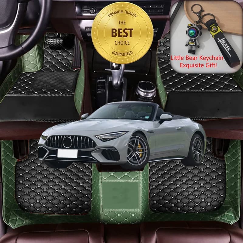 Misura su misura per Mercedes-Benz SL AMG Cabriolet 2000-2026 Tappetini per auto Accessori per auto Tappetini per auto Guida a sinistra/destra