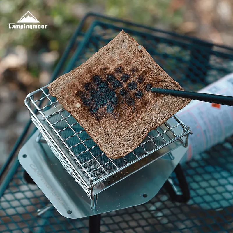 Campingmoon US1312 US1615 Steel Grid Mat Portable camping toast for picnic stove