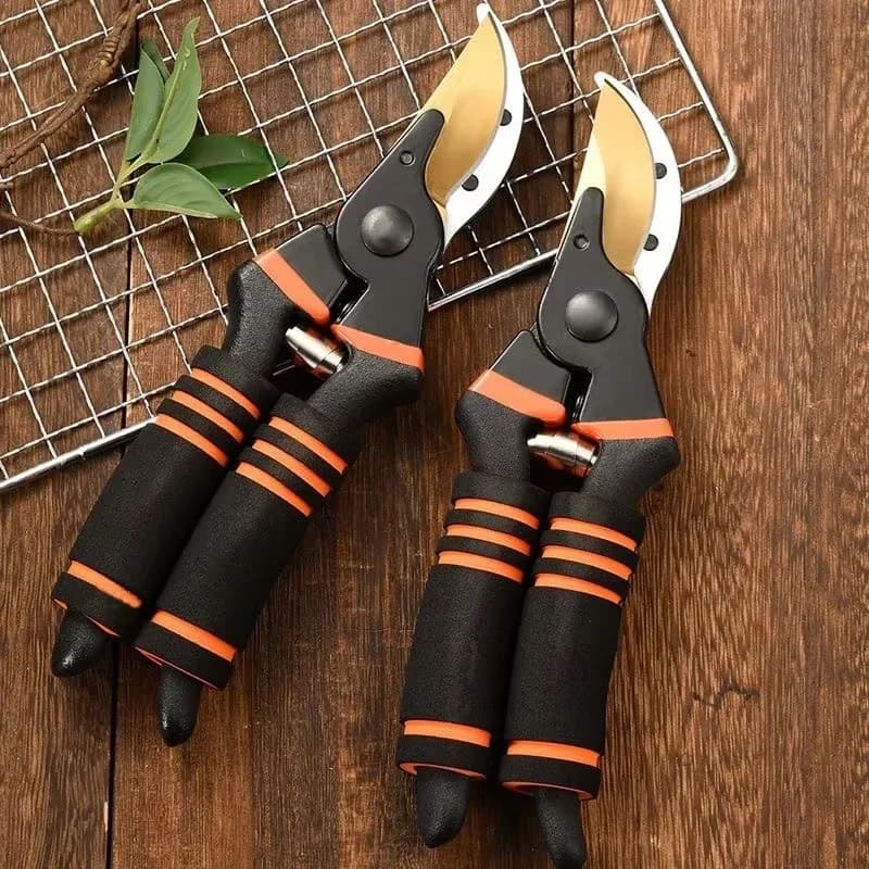 8.5" Professional Titanium Bypass Pruning Shears Sharp Premium Garden Shears Pruning Shears Hedge Clippers Handheld Pruners