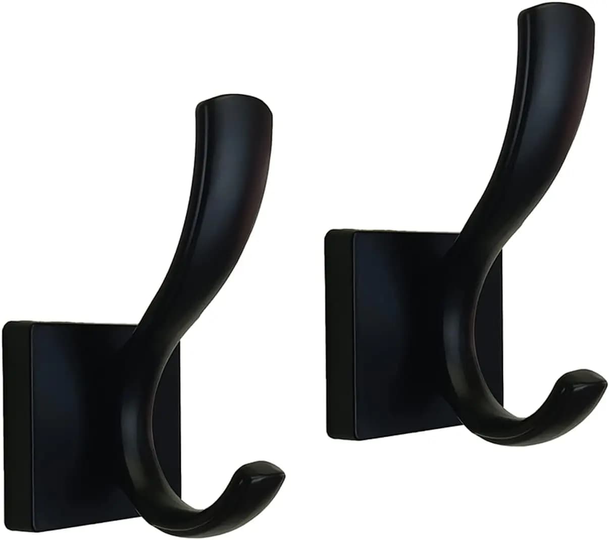 Ganci da parete resistenti per asciugamani, cappotti, accappatoi in bagno, camera da letto, cucina - Confezione da 2