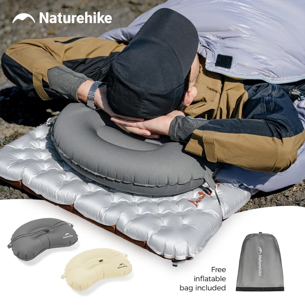 Naturehike 2026 Nuovo Cuscino Gonfiabile Portatile in TPU Ultra-Leggero da 70g per Campeggio, Picnic e Pisolini in Ufficio