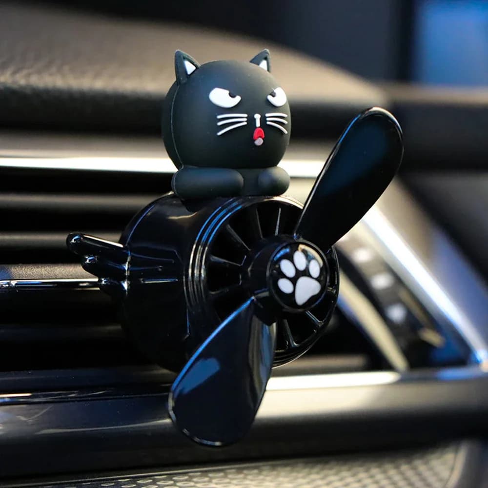Deodorante per auto Pilota per auto Elica rotante Accessori per profumo Odore di fragranza nello styling Clip per deodoranti diffusi per sfiato