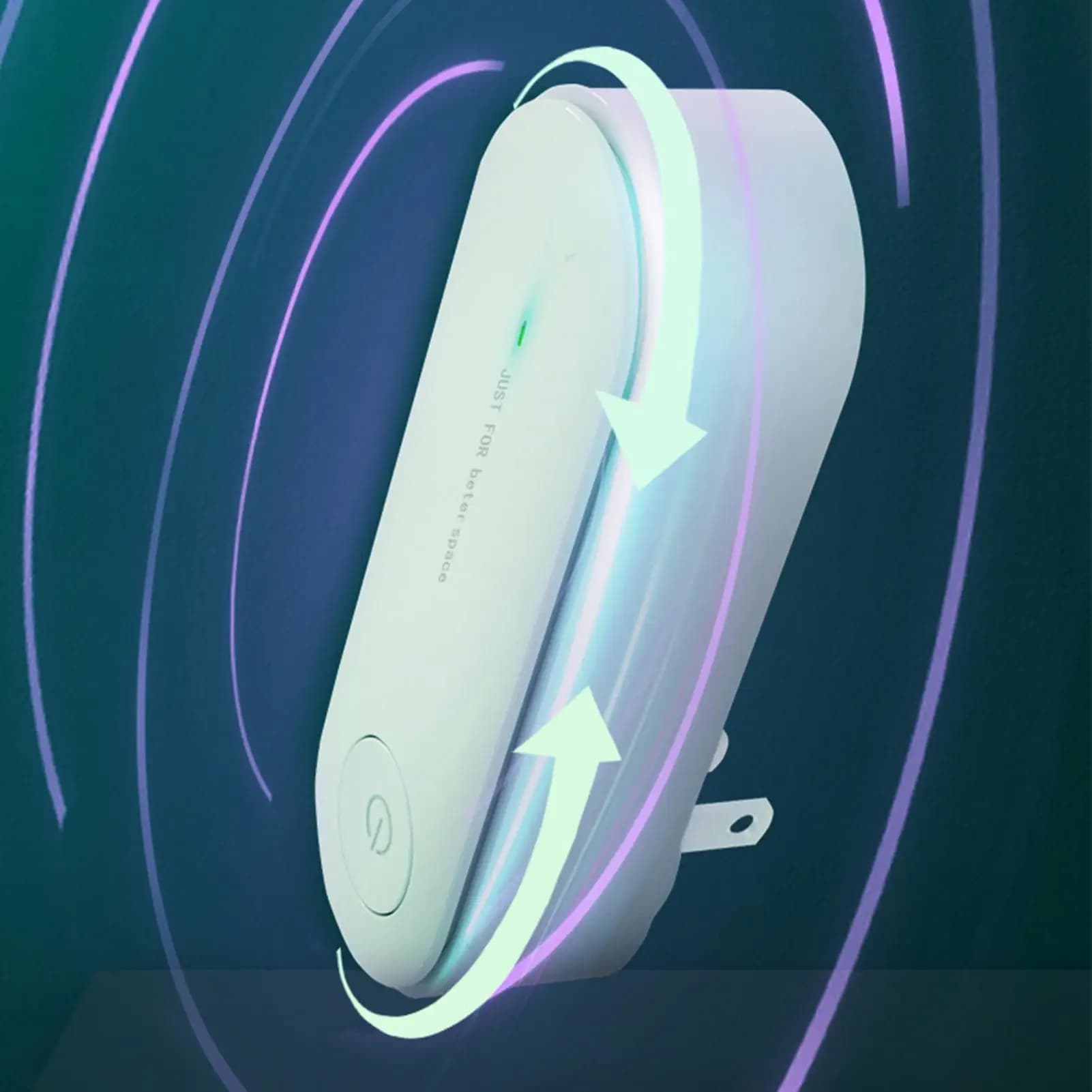 Nuovo Purificatore d'Aria Portatile con Anioni, Ionizzatore, Deodorante per Rimuovere Polvere, Fumo di Sigaretta, Odori da Bagno e Animali Domestici