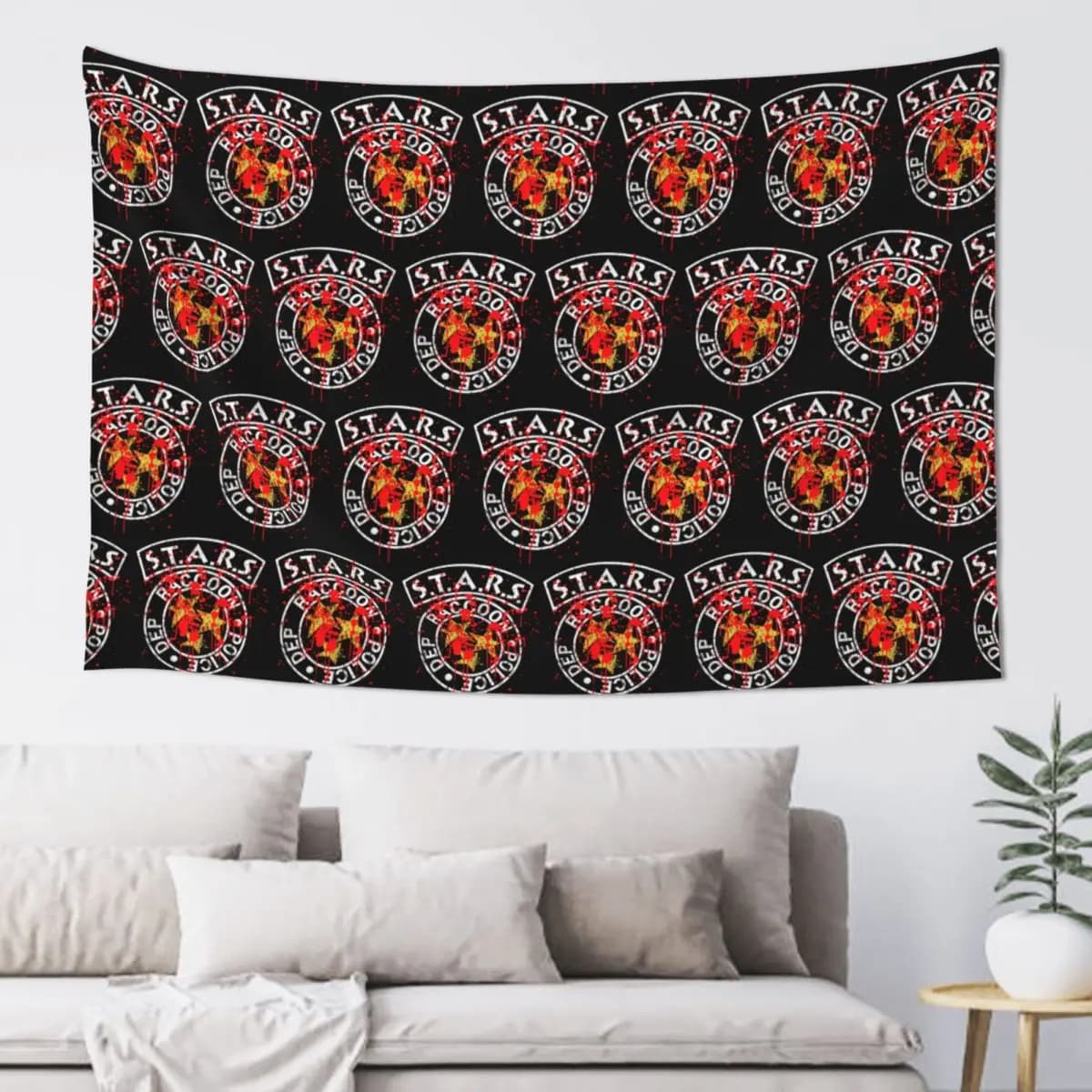Residents Evil Tapestry Hanging Retro Art Tapestries Funny Bedroom Living Room Home Background Cloth Wall Decoration