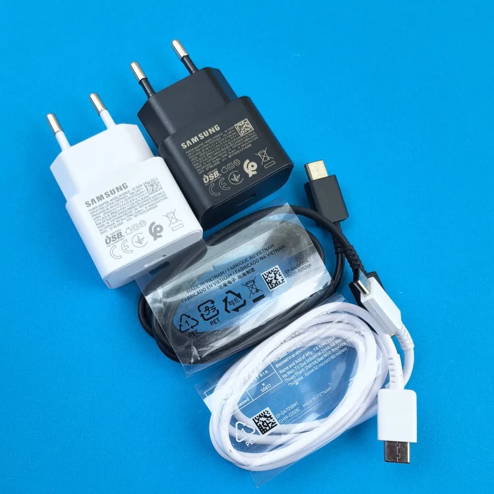 Caricabatterie Samsung EP-T2510 25W EU, Adattatore di Alimentazione PD Super Veloce per Galaxy A35 M54 A55 A54 A26 A36 A56 S26 S25 S24 Ultra FE