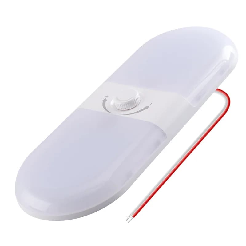 LED RV Light 3 plafoniere a cupola regolabili a colori per Camper Van Marine Yacht LED luci di lettura per vano auto