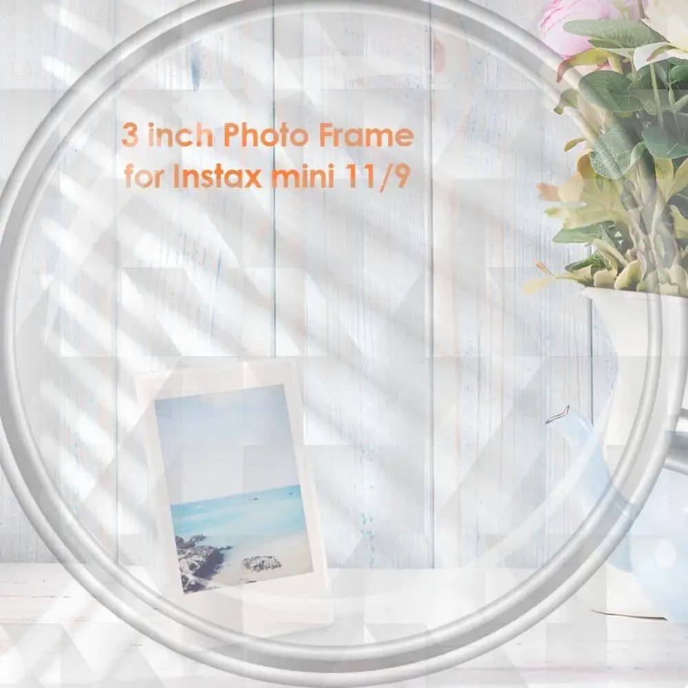 Acrylic Mini Picture Frame Instant Camera Film Photo Holder Mini Instant Photo Frame for Fujifilm for instax Mini 11/9 Instant Film