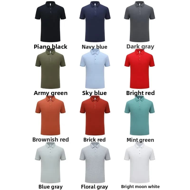 Polo Estiva da Pesca Casual e Trendy, Morbida e Confortevole, Traspirante, a Maniche Corte, ad Asciugatura Rapida