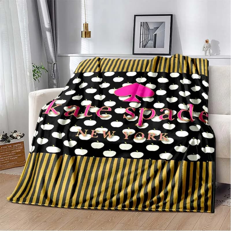 Nuova Coperta Stampata K-Kate-Spade 2026, per Divano, Letto, Camera da Letto, Soggiorno, Portatile, Calda, Extra Large, Morbida, per Picnic