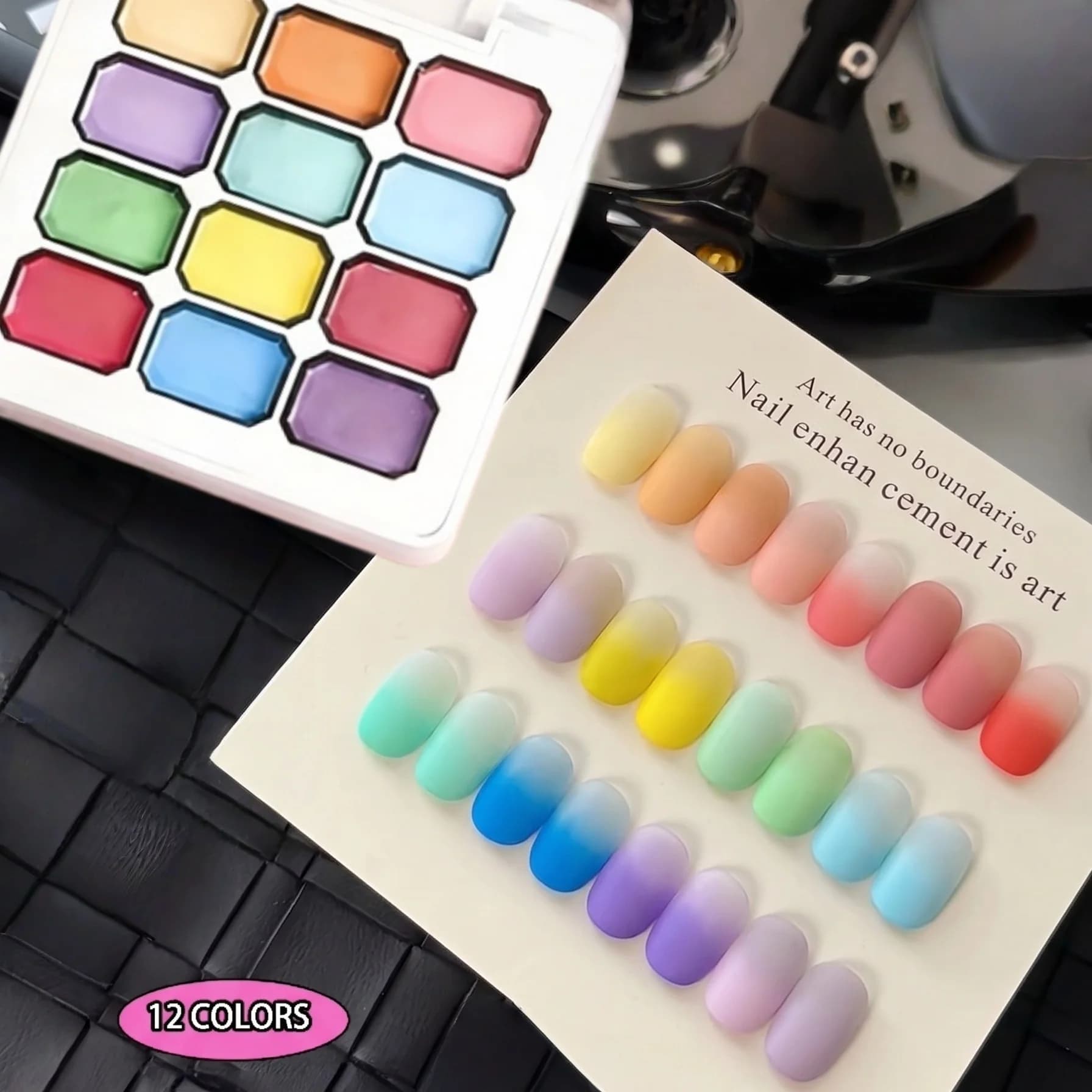 Smalto gel solido Macaron a 12 colori, smalto UV/LED a lunga durata per unghie, ideale per saloni e fai da te, stile Y2K, popolare per l'estate.