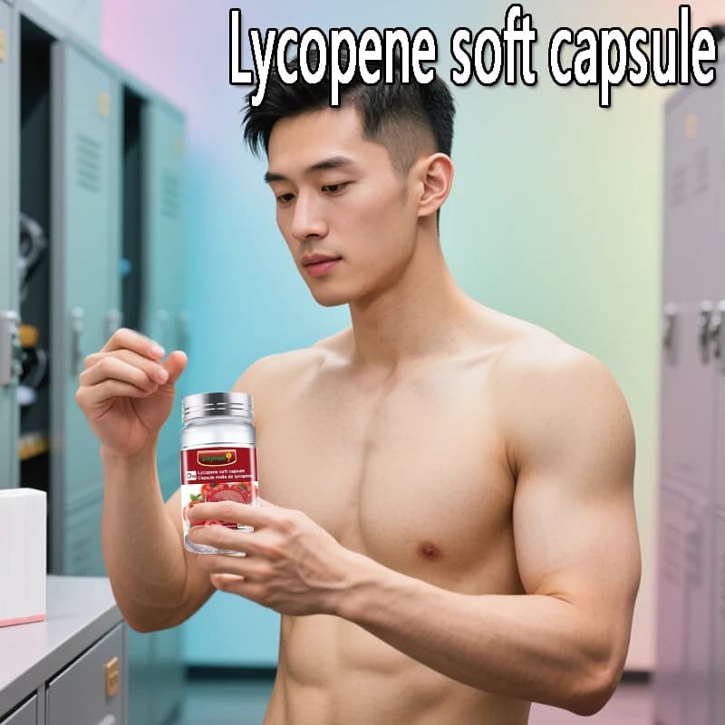 1 bottiglia di capsule molli di licopene proteggono la salute cardiovascolare regola l'ormone del metabolismo e migliora la pelle