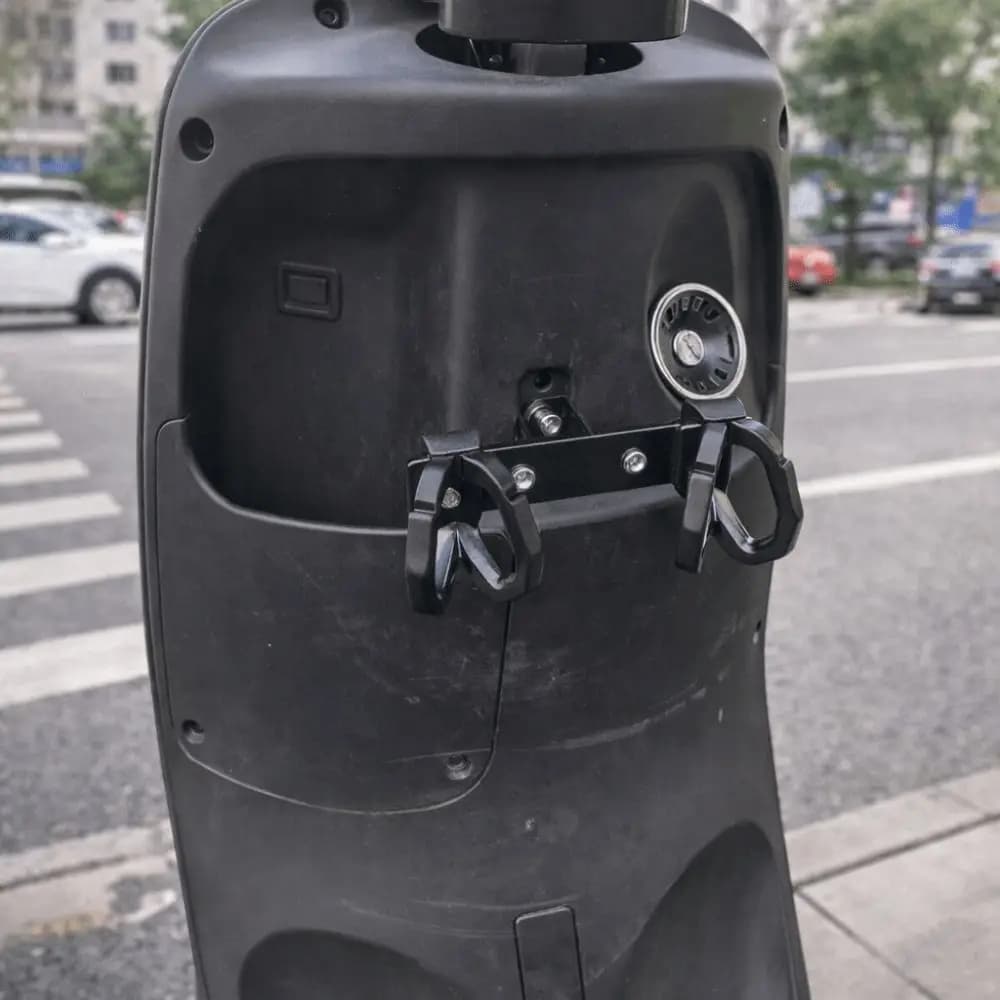 2/3/4/6 Hooks Electric Scooter Hook Multifunctional Universal Delivery Bag Hooks Punch-free No Punching Installation