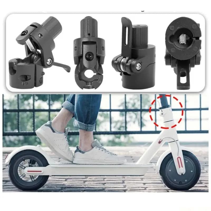 U2JB Scooter Folding Rod Base Lock Accessory Replacement Part Easy To Carry Folding Poles Base for M365 Electric Scooter