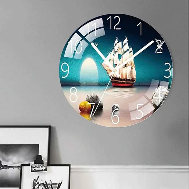 Soggiorno accessori camera da letto orologio da parete interessante ed elegante movimento silenzioso Design originale orologio da parete letto da cucina