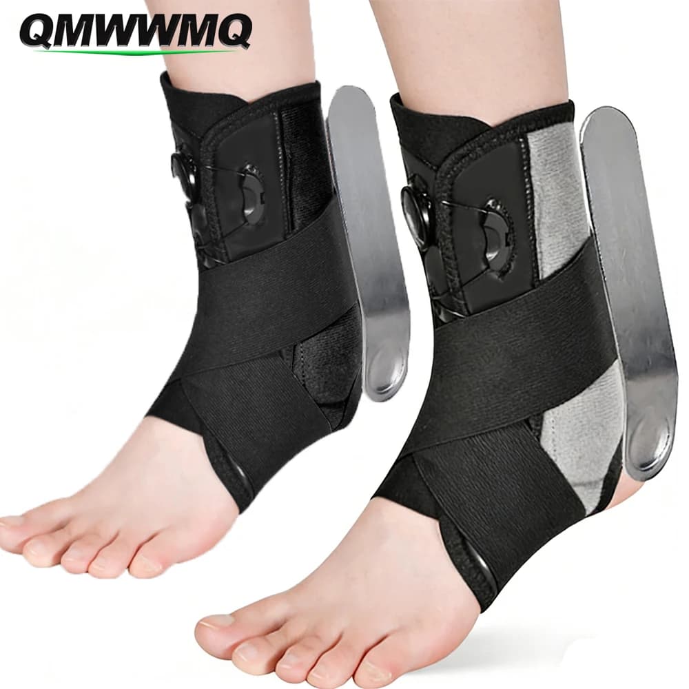 1 Pezzo Supporto per Caviglia Regolabile con Sistema di Sostegno Semi-Rigido, Stabilizzatore Traspirante per Fascite Plantare, Tendinite
