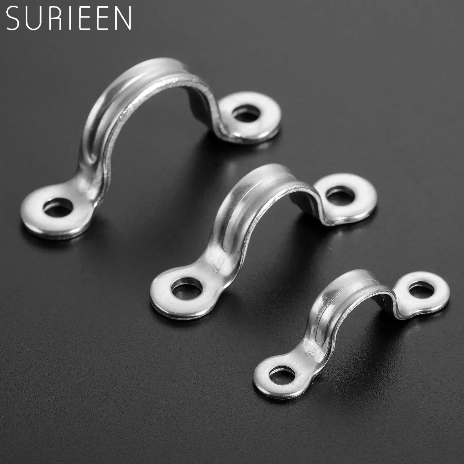 5 pz Marine 316 Lamiera di Acciaio Inossidabile Occhio Allacciatura Cinghie Tie Imbottiture Cinghia di Ancoraggio Sella Pinze Barche Accessori 10*11/13*15/17*20mm