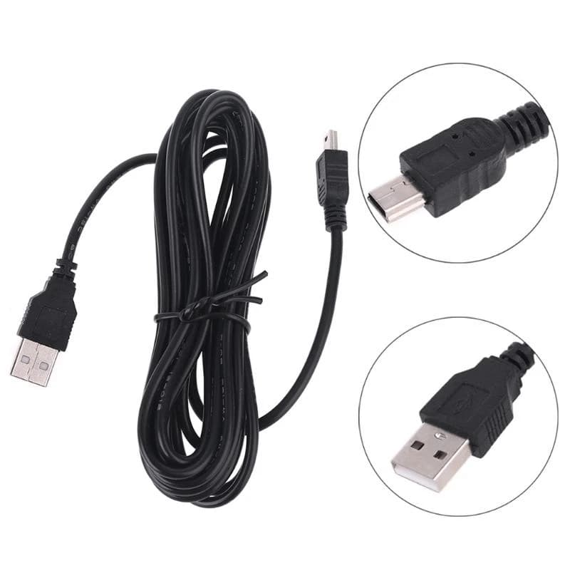 Auto Camera Automatic DVR Power Cable DVR Cable Curved Cable Recharge Right to 90 Degrees for Video