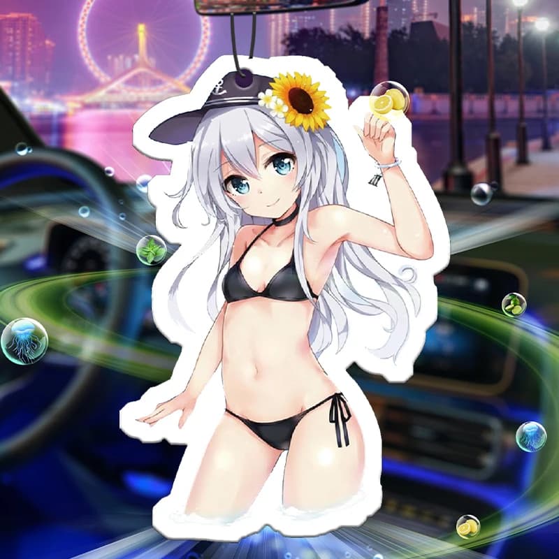 Profumo per Auto con Personaggi Anime Giapponesi Sexy, per Spiaggia, Resort, Feste in Piscina, Aromaterapia per Auto